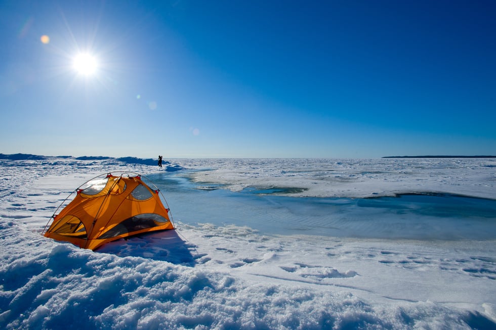 Winter camping