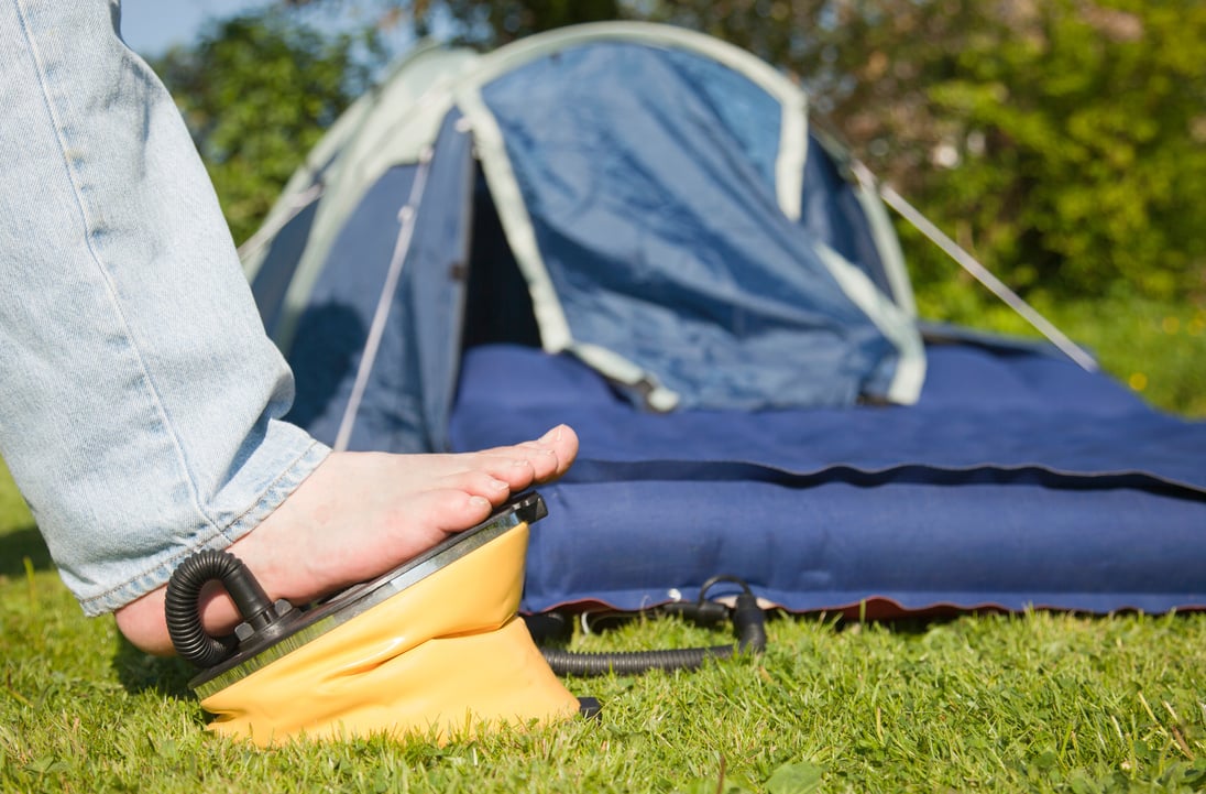 Inflating Air Bed